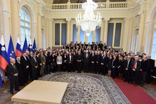 Sprejem pri predsedniku republike za slovenske znanstvenike in znanstvenice 11.1.2018 Sprejem pri predsedniku republike za slovenske znanstvenike in znanstvenice 11.1.2018