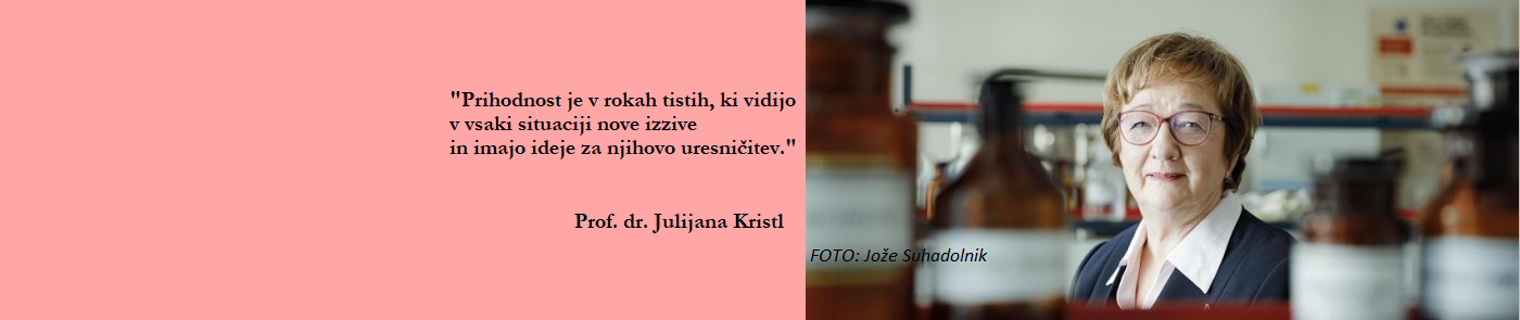 prof. dr. Julijana Kristl  Foto Jože Suhadolnik